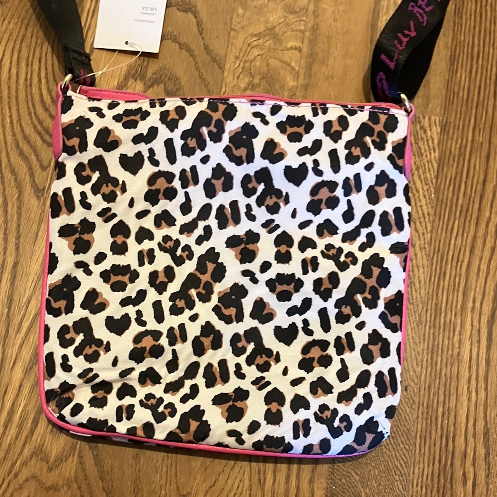 Luv Betsey Pink Leopard Crossbody Bag - Picture 6 of 8